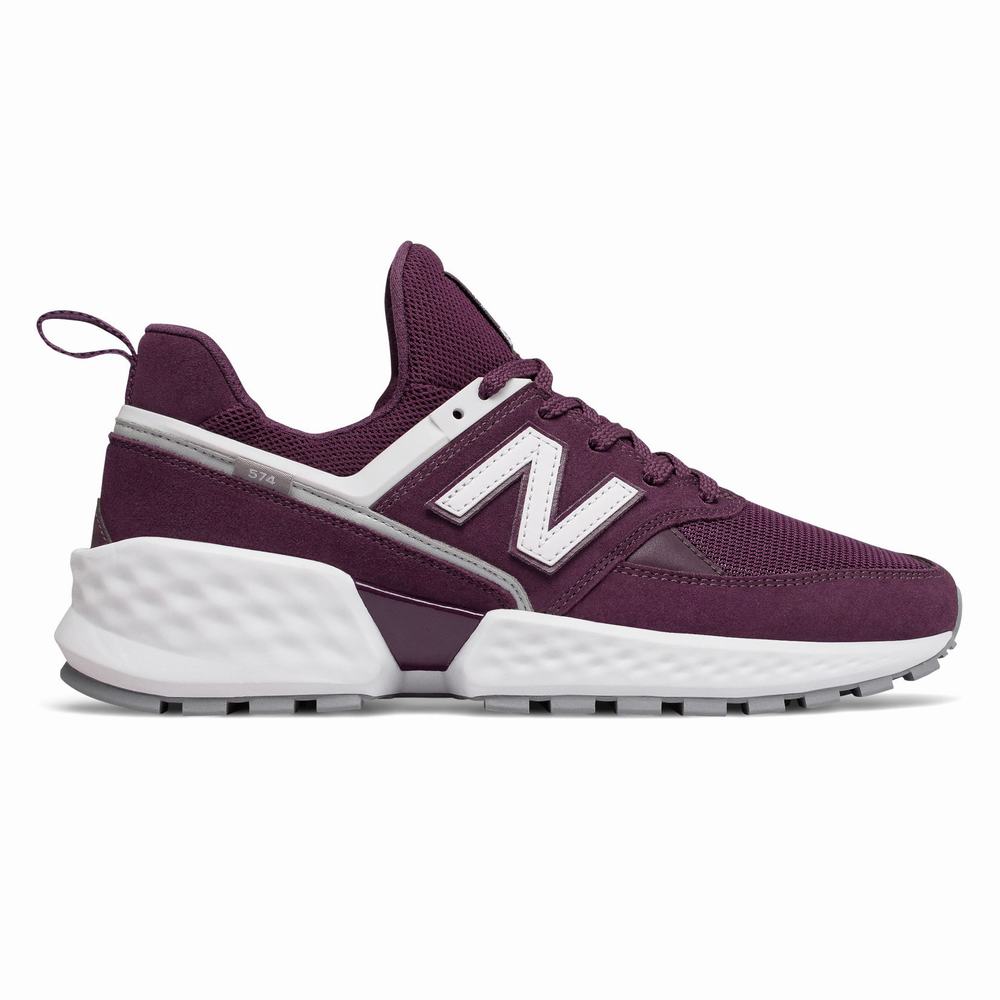 New balance clearance 574 sport bordo